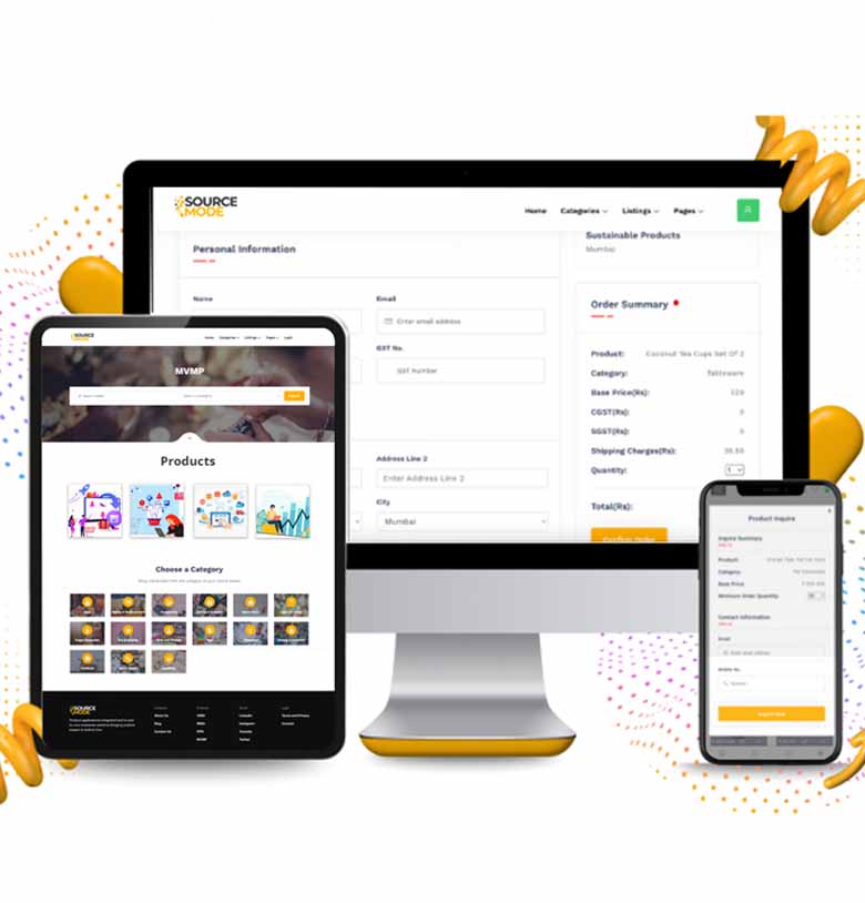 Multi vendor marketplace with digital payments and integrated shipping